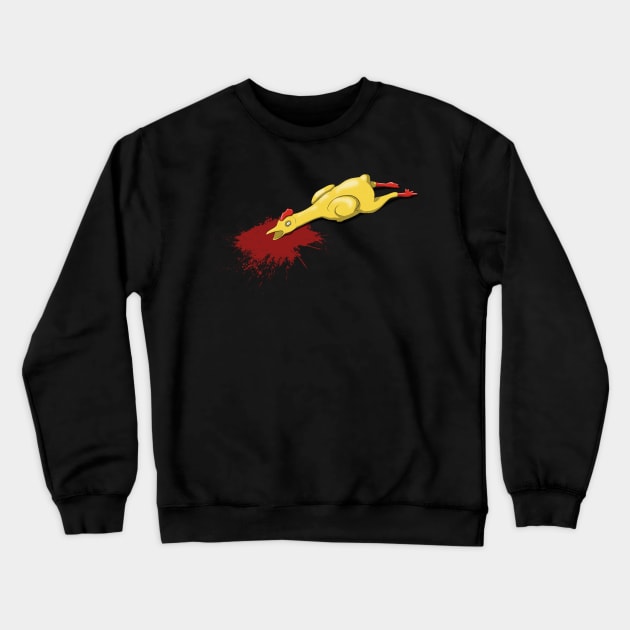 rubbery homicide Crewneck Sweatshirt by bobgoodallart